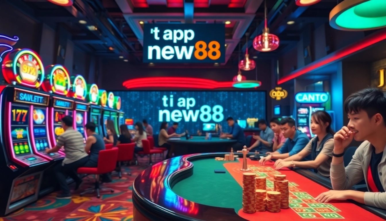 Discover the thrill of gambling with vibrant casino activities where players can tải app new88 for exciting gameplay.